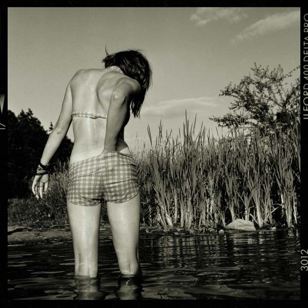Catherine in the Pond, Slatina, Czech Republic, 1998